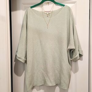 Andre by Unit mint colored loose fit sweater 2x